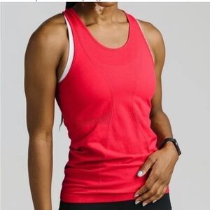 Zyia Active Copper Charged Racerback Workout Tank Women’s Size Medium Red
